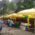 ตลาดนัดร่มเหลือง สวนหลวง ร.9 ทำค้าขาย ตอนเช้า วันเสาร์-วันอาทิตย์