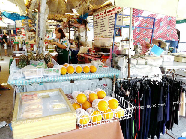 เปิ้ลมาร์เก็ต ple-market (สวนหลวง ร.9) ตลาดเช้าน่าขาย พื้นที่ขายของตอนเช้า