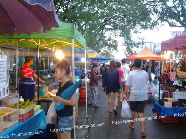 ถนนคนเดินเคหะหนองหอย ตลาดนัดเชียงใหม่