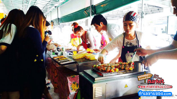 พื้นที่ให้เช่าใน ตลาดนัดว่องวานิช หรือ ตลาดนัดพระราม 9 ข้างอาคารวรสมบัติ