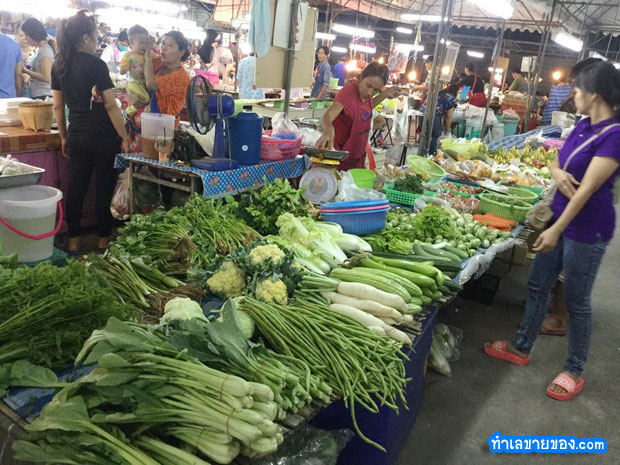 ตลาดนัด อ่อนนุช17แยก19 ตลาดนัดย่านชุมชนอ่อนนุช