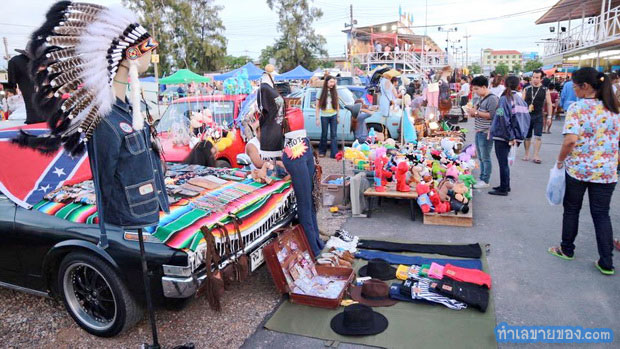 ตลาดรถไฟมหาชัยอินเทรนด์ คาวบอย วินเทจ ตลาดใหม่มาแรง..ถ.พระราม 2