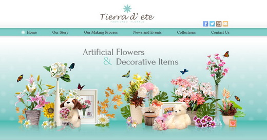 Tierra d' ete website