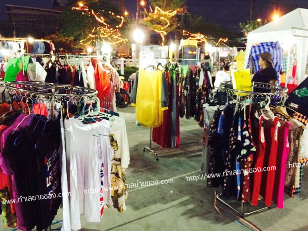 ตลาดนัดทุกวัน ตลาดนัดเปิดใหม่ย่านเทพารักษ์หนามแดง