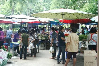 ตลาดนัดสิ่งแวดล้อม ตลาดนัดถุงผ้า @ ตลาดนัดมหิดล