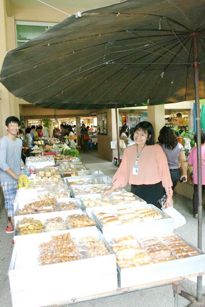 ตลาดนัดสิ่งแวดล้อม ตลาดนัดถุงผ้า @ ตลาดนัดมหิดล