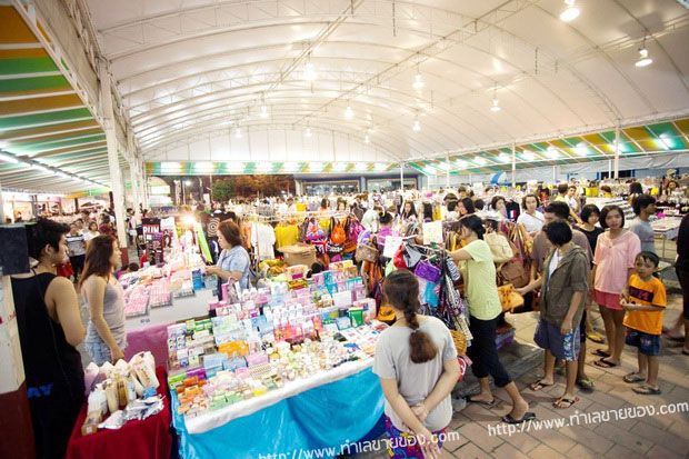 ตลาดนัดหาดใหญ่ กรีนเวย์มาร์เก็ต Greenway Market ตลาดนัดมาแรงของเมืองหาดใหญ่