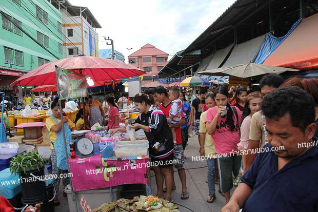 ตลาดเสริมสุข ตลาดนัดบางบ่อ