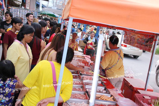 ตลาดเสริมสุข ตลาดนัดบางบ่อ