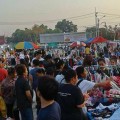 ตลาดนัดธรรมสุขใจ รังสิต คลอง1 พื้นที่เช่าตลาดนัดทุกวัน