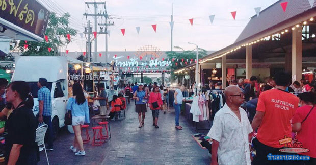 “บ้านฟ้า เลอ มาร์เช่” คอมมูนิตี้มออล์&Walking Street ลำลูกกาคลอง6