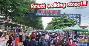 Rmutt walking street ตลาดนัดราชมงคลคลอง.6 (ถนนคนเดินในรั้วมหาวิทยาลัย)