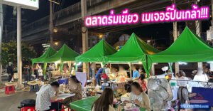 ตลาดร่มเขียว เมเจอร์ปิ่นเกล้า “ตลาดนัดแนว Street Food และ แฟชั่นเสื้อผ้า เปิดใหม่”