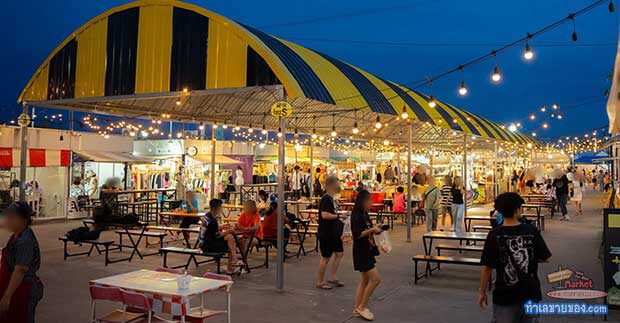 MK0028420T โอโซนวัน ดอนเมือง: ตลาดนัดกลางคืนที่มากกว่า “ช้อป” — คือที่พักผ่อนของคนเมือง